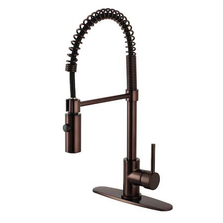 Gourmetier LS8775DL Concord Sgl-Handle Pre-Rinse Kitchen Faucet, Oil Rubbed Brnz LS8775DL